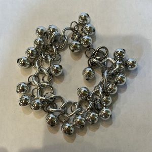 SILVER TONED‎ BALLS BRACELET